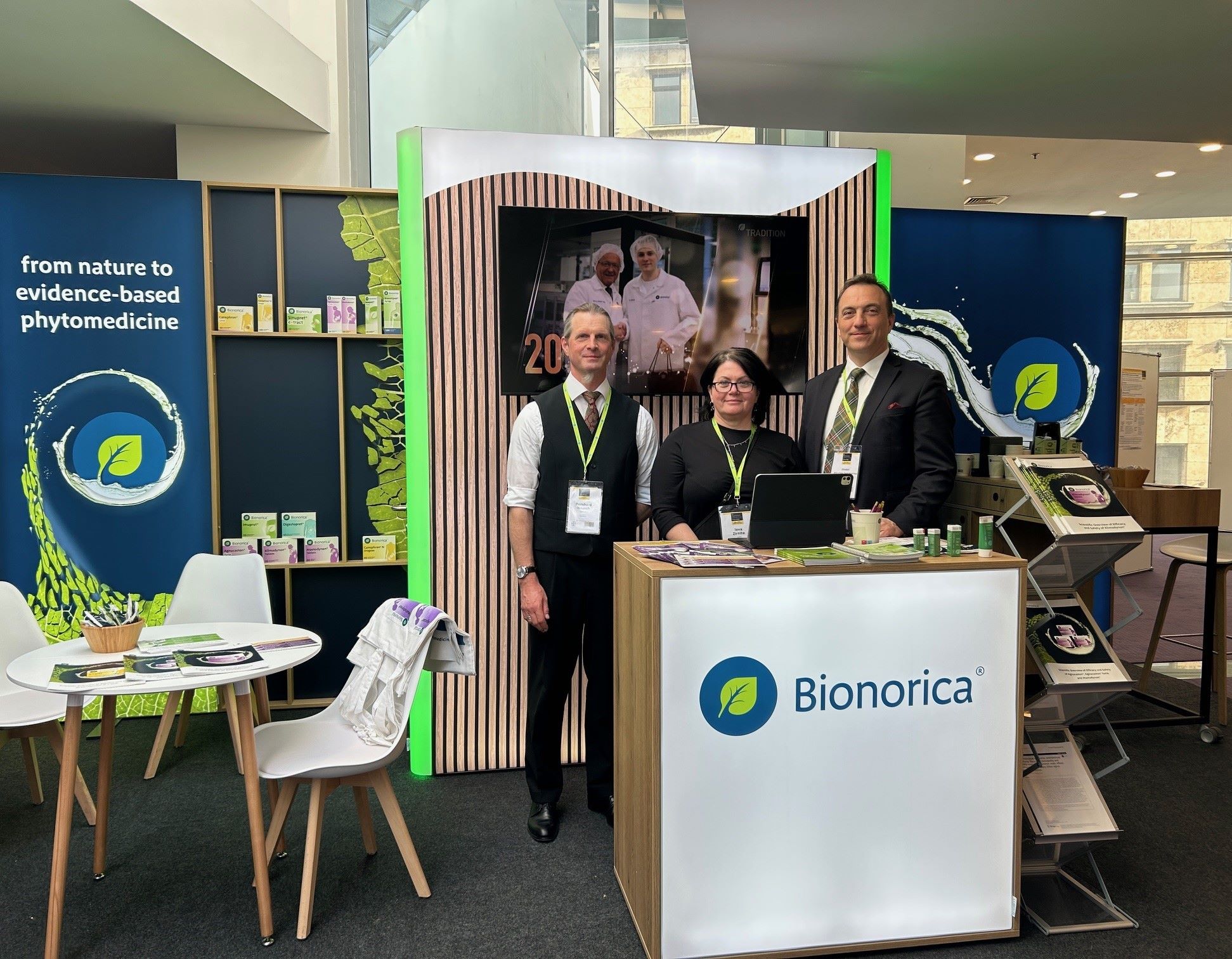 Der Bionorica-Messestand auf dem 16. Kongress der European Society of Gynaecology