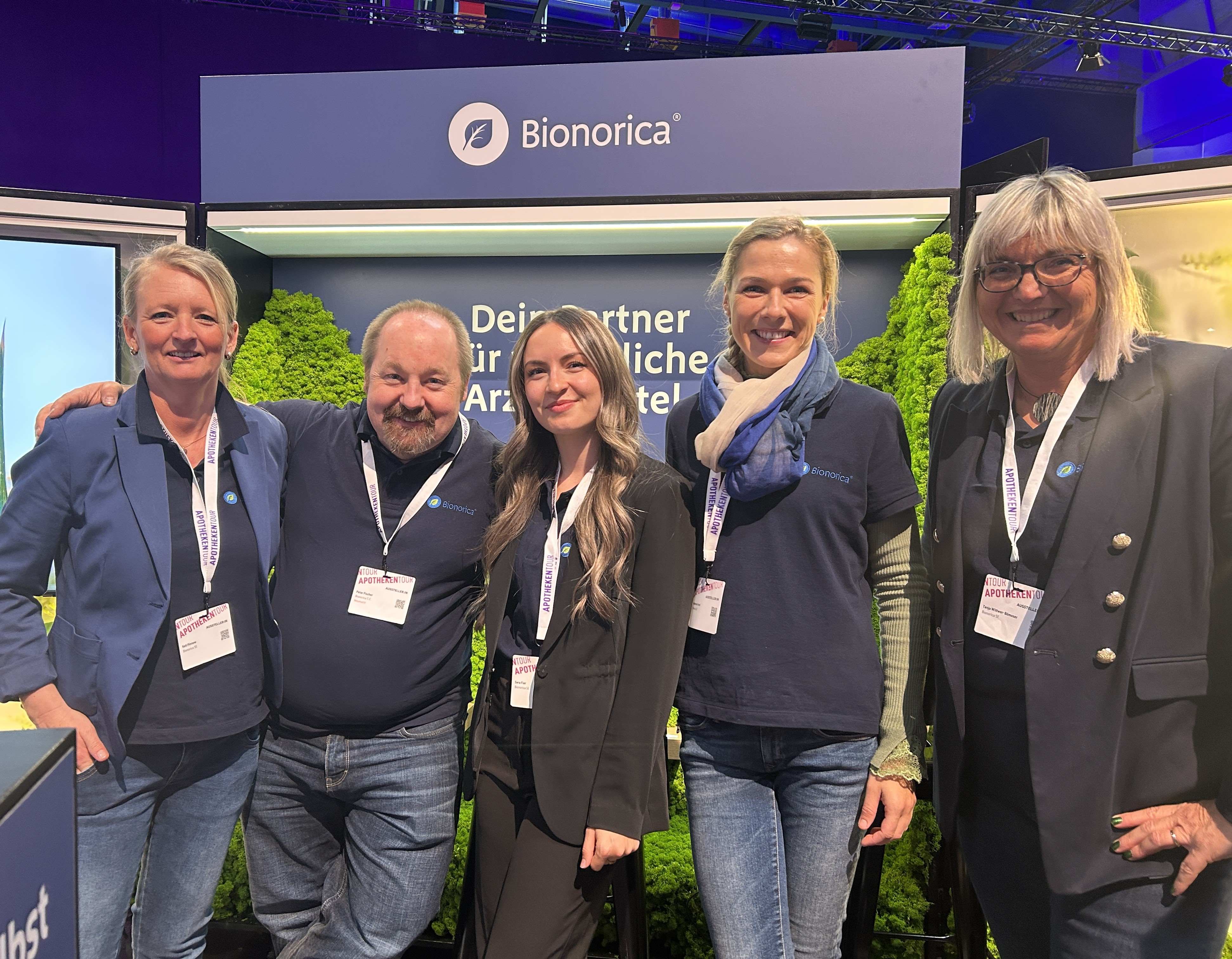 Das gut gelaunte Bionorica-Team auf der APOTHEKENTOUR 2025 in Nürnberg