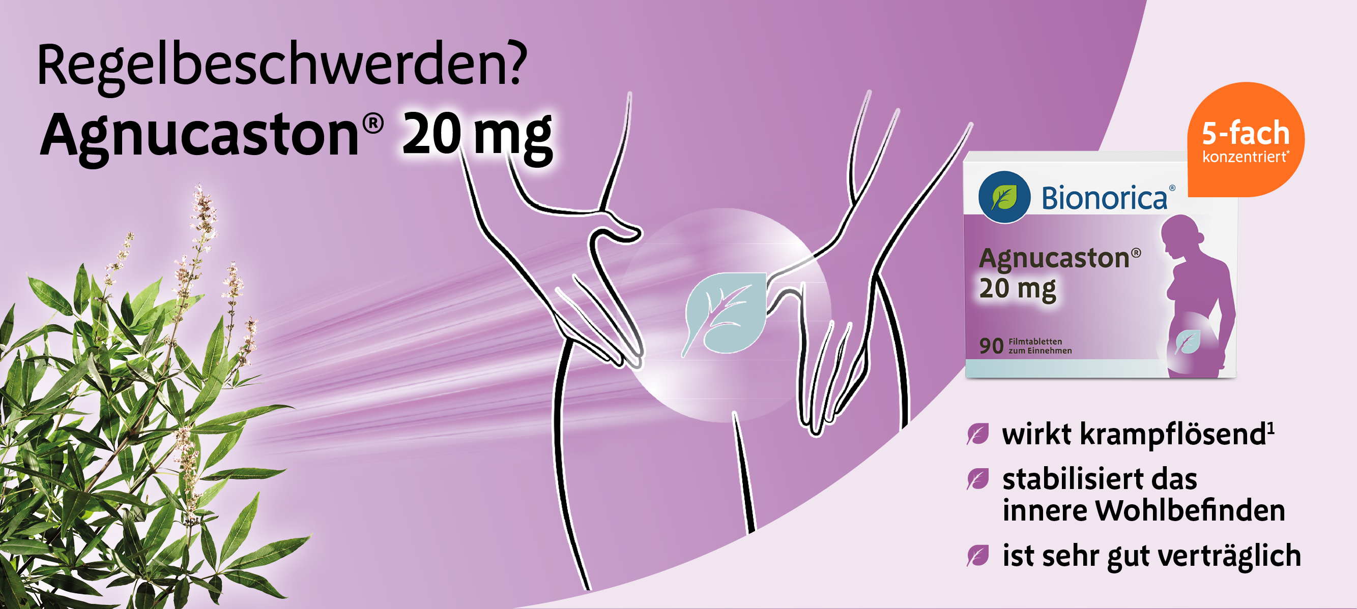 Agnucaston 20 mg Produktheader