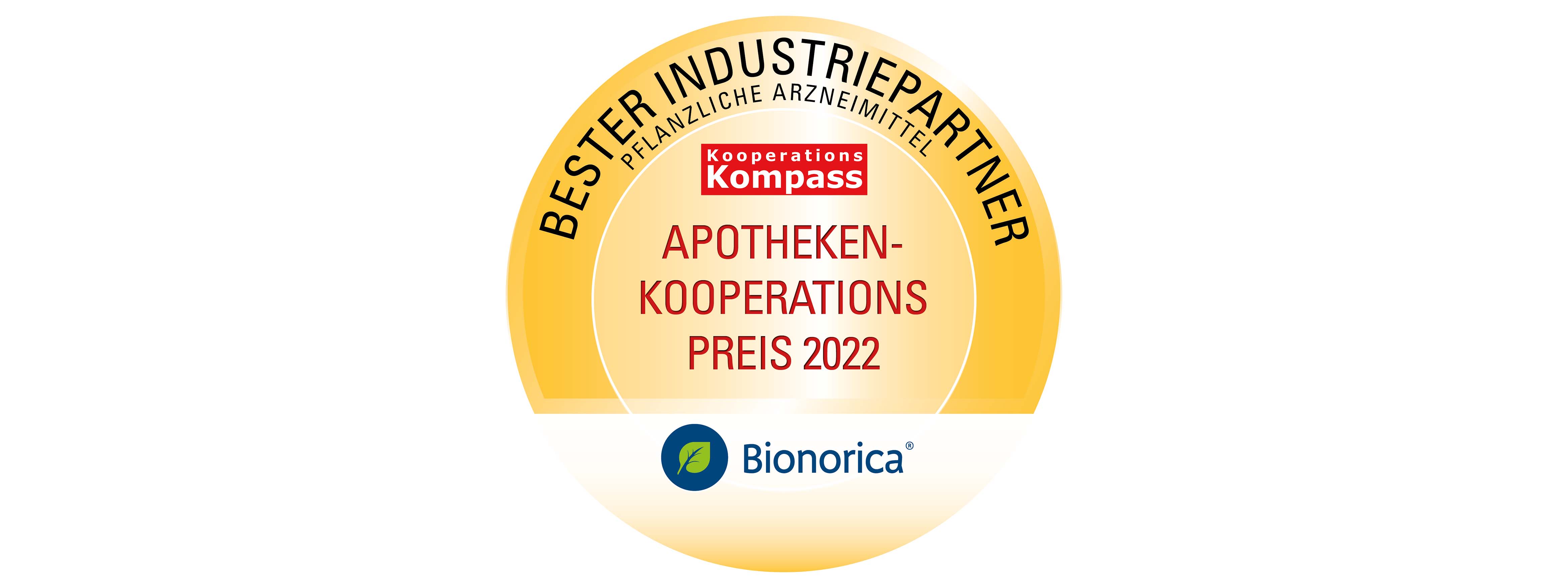 Bionroica ist 2022 bester Partner der Apothekerinnen und Apotheker in Deutschland in der Kategorie „Pflanzliche Arzneimittel“. 